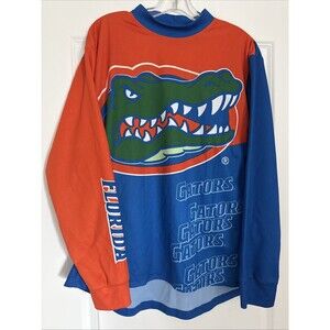 Adrenaline Promotions Florida Gators Cycling Jersey Men's MEDIUM 38 Orange Blue